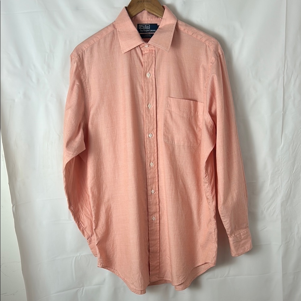 Polo by Ralph Lauren Pink Casual Button Down Shirt men size 16 32/33 classic fit